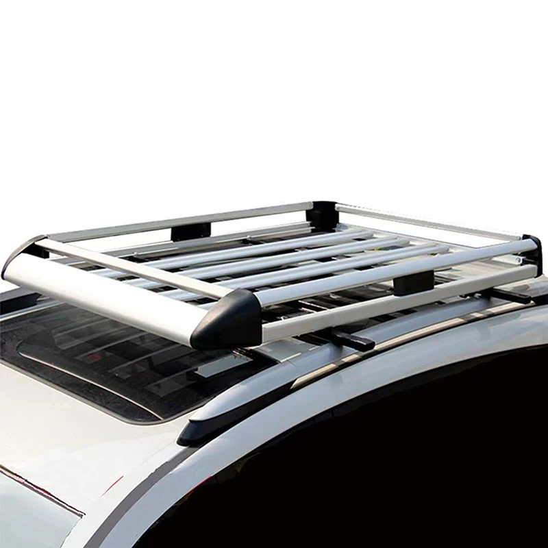 Aluminum Alloy 160X100CM Silvery Roof Luggage Frame Universal SUV Double Decker Car Roof Racks for Off-Road
Aluminum Alloy 160X100CM Silvery Roof Luggage Frame Universal SUV Double Decker Car Roof Racks for Off-Road