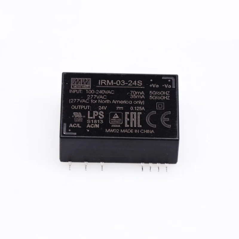 IRM-03 Series Original MEAN WELL IRM-03-5S IRM-03-12S IRM-03-15S IRM-03-24S Capsule Type Single Output Power Supply
IRM-03 Series Original MEAN WELL IRM-03-5S IRM-03-12S IRM-03-15S IRM-03-24S Capsule Type Single Output Power Supply