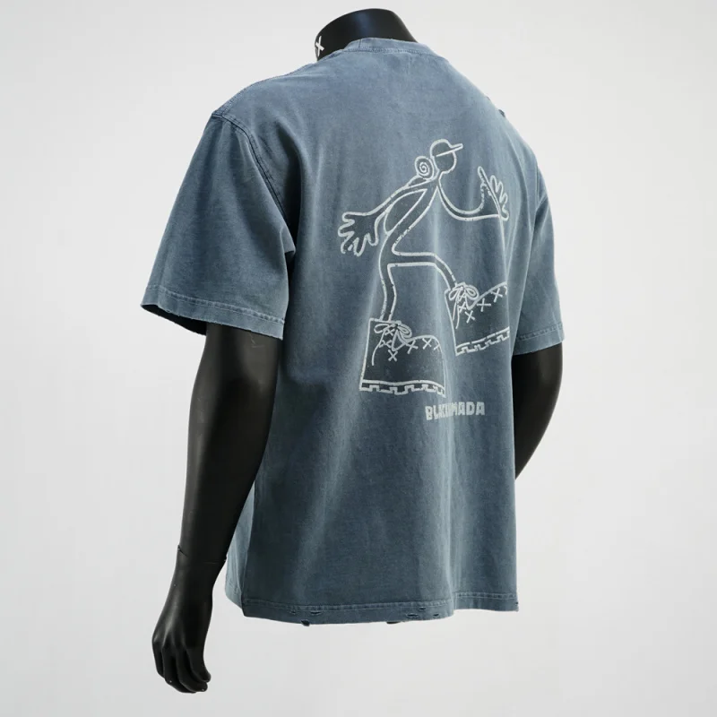 American high street short sleeved shirt, youth trendy brand street printed casual versatile round neck T-shirt, men's summer
American high street short sleeved shirt, youth trendy brand street printed casual versatile round neck T-shirt, men's summer