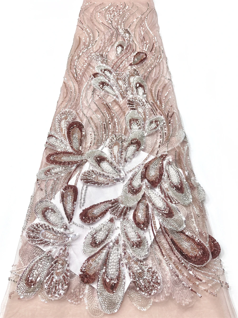 Heavy African Beaded Lace 2026 High Quality Nigerian French Mesh Lace Fabric With Sequins For Wedding Party Dress Women
Heavy African Beaded Lace 2026 High Quality Nigerian French Mesh Lace Fabric With Sequins For Wedding Party Dress Women