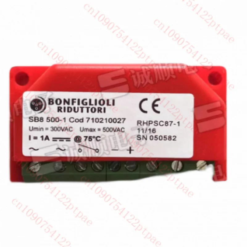 SB8 500-1 710210027 300 Vac 500 1A BONFIGLIOLI RHPSC87-1
SB8 500-1 710210027 300 Vac 500 1A BONFIGLIOLI RHPSC87-1