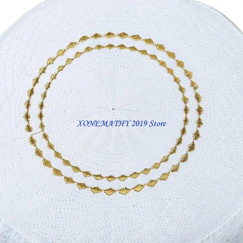 F42F Men Muslim Bonnet Hat Malay Islamic Turkish Worship Male Prayer Turban for Head
F42F Men Muslim Bonnet Hat Malay Islamic Turkish Worship Male Prayer Turban for Head