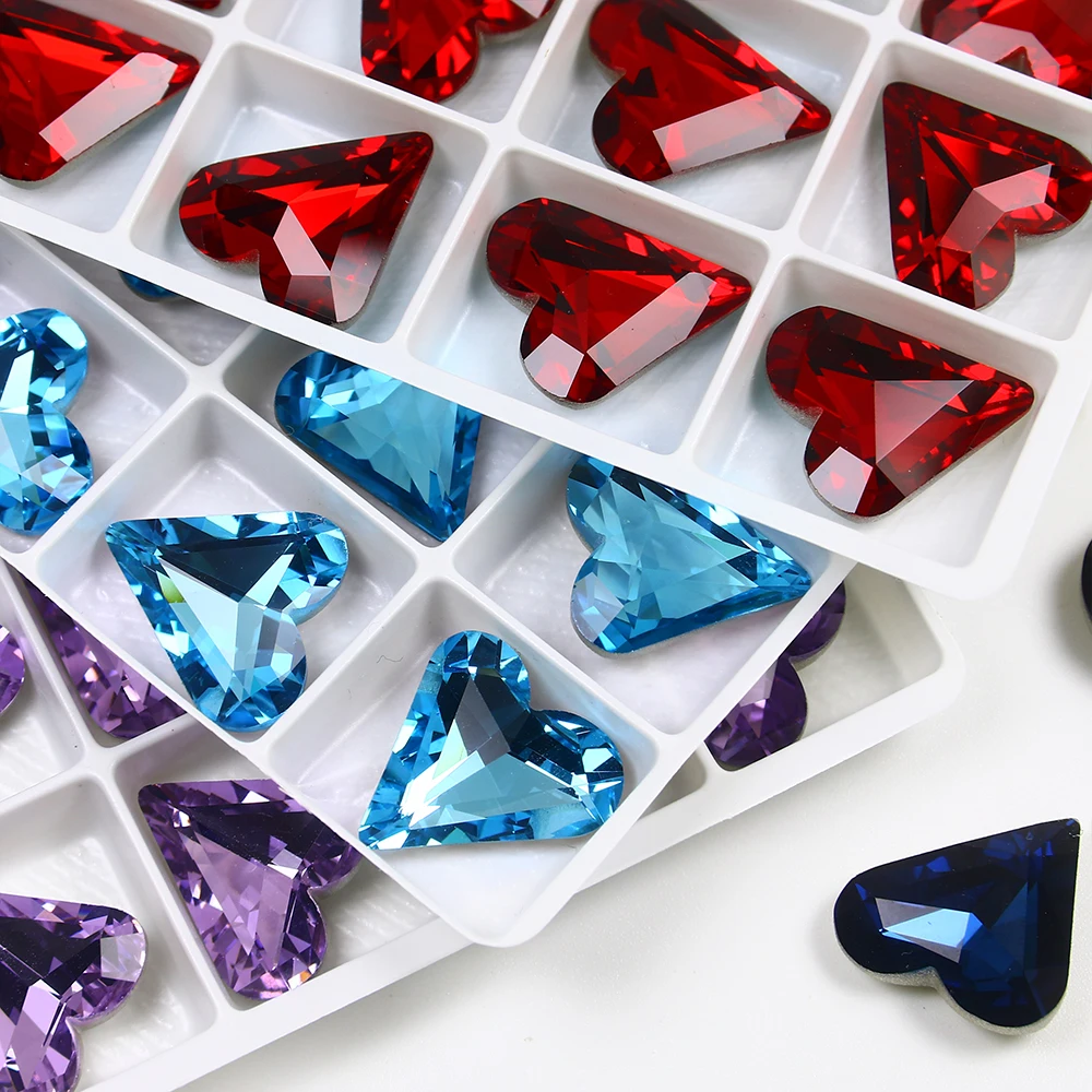 Heart Shape Pointed Back Glass Crystal Fancy Stone Loose Gemstone Rhinestone For DIY Jewelry Decoration 3215
Heart Shape Pointed Back Glass Crystal Fancy Stone Loose Gemstone Rhinestone For DIY Jewelry Decoration 3215