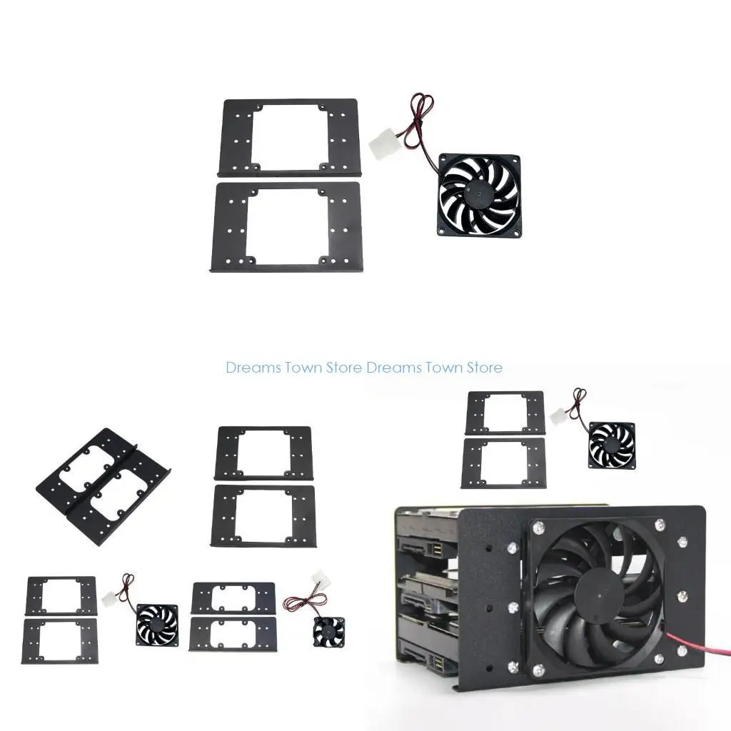 HX6A Монтажный кронштейн для жесткого диска Охлаждающий вентилятор для оптимизации охлаждения корпуса ПК
HX6A Монтажный кронштейн для жесткого диска Охлаждающий вентилятор для оптимизации охлаждения корпуса ПК
