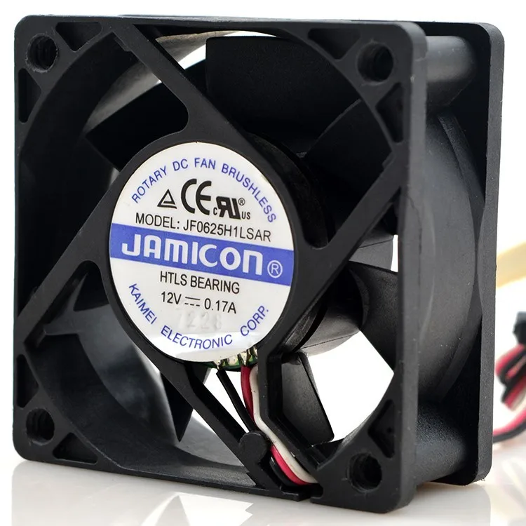 JAMICON JF0625H1LSAR DC 12 В 0,17 А 60x60x25 мм 3-проводной охлаждающий вентилятор для сервера
JAMICON JF0625H1LSAR DC 12 В 0,17 А 60x60x25 мм 3-проводной охлаждающий вентилятор для сервера