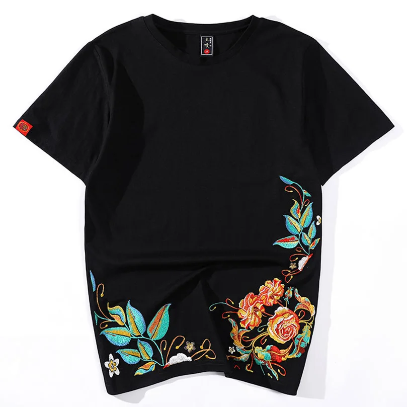 Summer New Embroidery Tshirt Men Oversize Trendy Couple Cotton Short Sleeve T-Shirt For Man Plus Size Chinese Style
Summer New Embroidery Tshirt Men Oversize Trendy Couple Cotton Short Sleeve T-Shirt For Man Plus Size Chinese Style