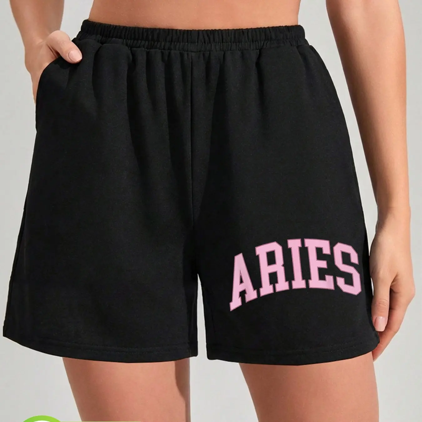 Spring and summer women's shorts American college style pink letters ARIES printed pure cotton daily casual versatile
Spring and summer women's shorts American college style pink letters ARIES printed pure cotton daily casual versatile