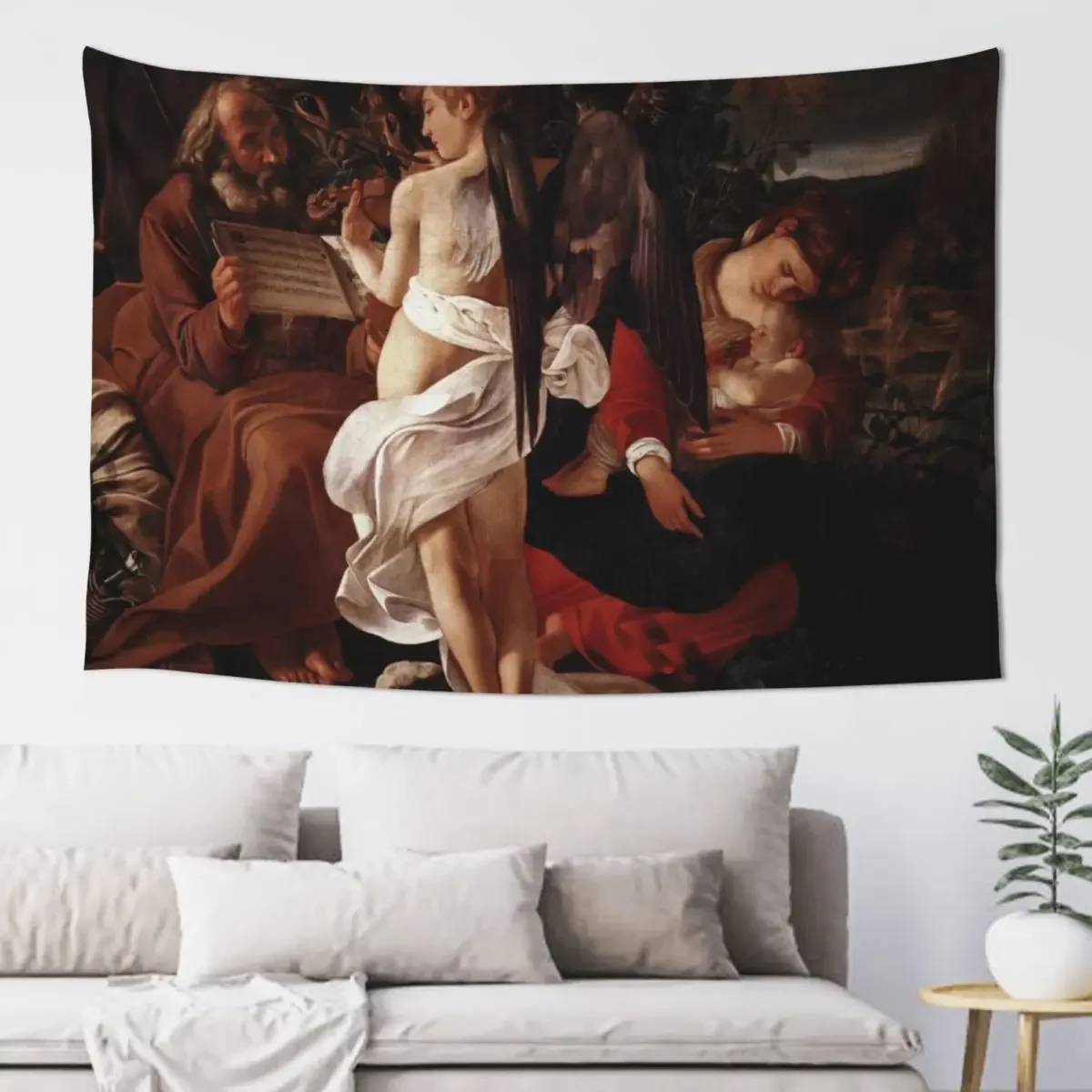Caravaggio - Rest on the Flight into Egypt Tapestry Bedroom Decorations Cute Room Things Tapestry
Caravaggio - Rest on the Flight into Egypt Tapestry Bedroom Decorations Cute Room Things Tapestry