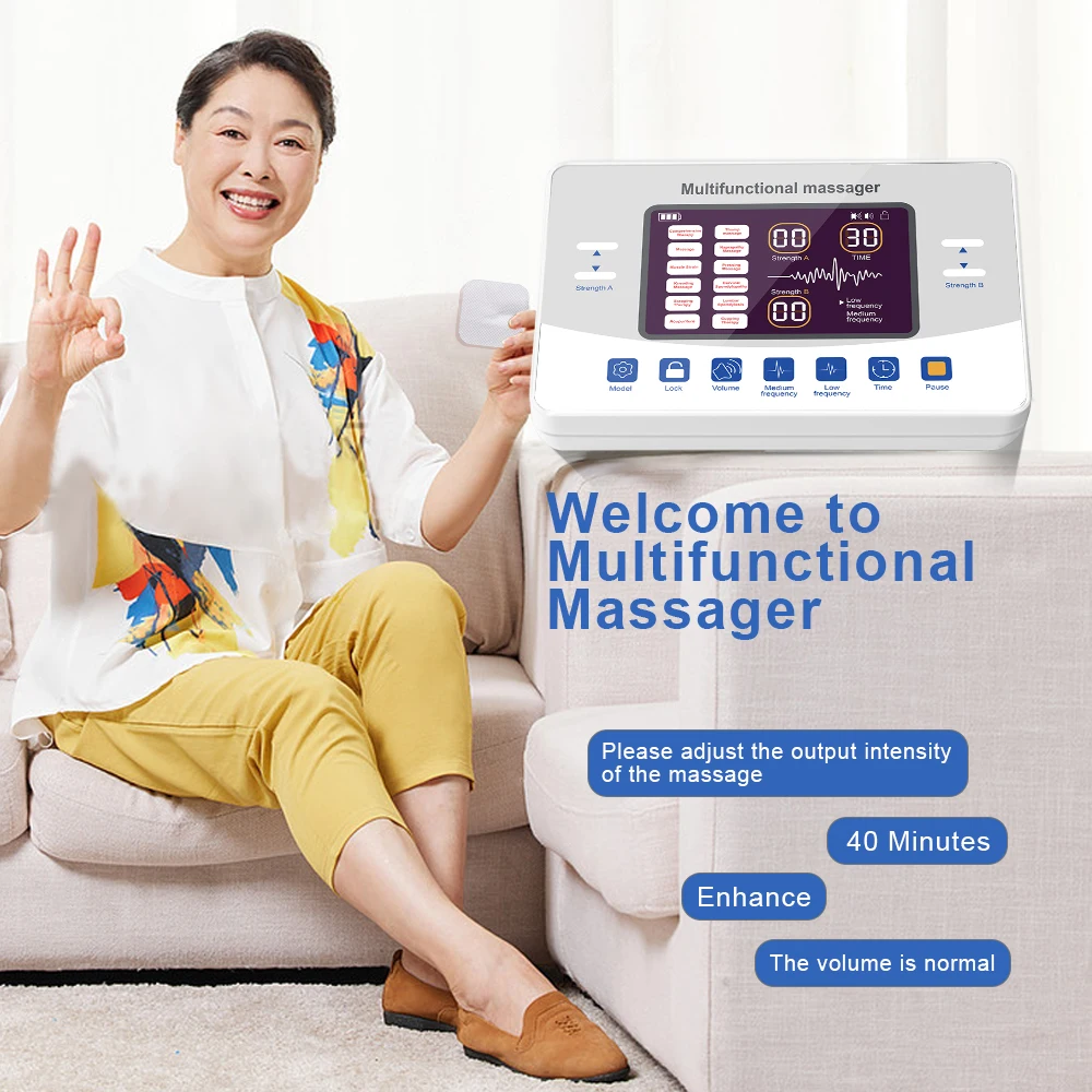 Electric Gentle Pulse Massager 12 Modes Rechargeable Multi Soft Vibration Body Relax Care Body Muscle Relax Tool Relax Device
Electric Gentle Pulse Massager 12 Modes Rechargeable Multi Soft Vibration Body Relax Care Body Muscle Relax Tool Relax Device