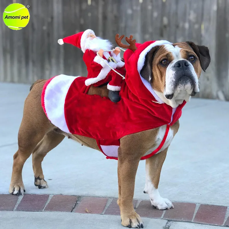 Christmas Costume Dog Clothes Warm Santa Slaus Pet Dogs Christmas Cosplay Costume Decoration Winter Warm Christmas Coat for Dogs
Christmas Costume Dog Clothes Warm Santa Slaus Pet Dogs Christmas Cosplay Costume Decoration Winter Warm Christmas Coat for Dogs