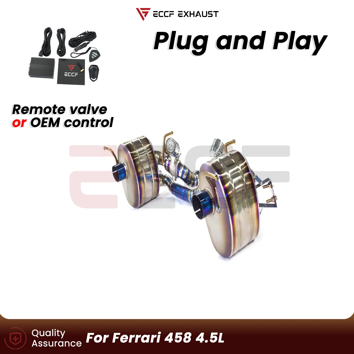 Sporty Titanium Catback Exhaust System For Ferrari 458 4.5L Aggressive Exhaust Sound Plug and Play Performance Upgrade
Sporty Titanium Catback Exhaust System For Ferrari 458 4.5L Aggressive Exhaust Sound Plug and Play Performance Upgrade