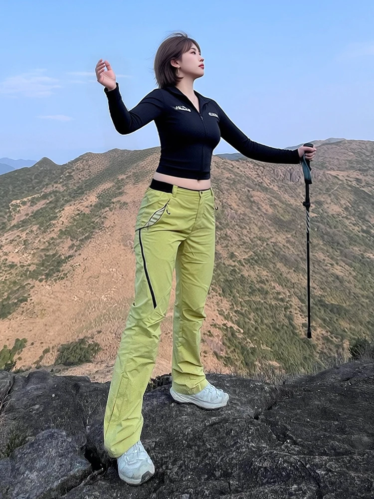 Женские спортивные брюки Fuyuan Yellow для активного отдыха, ветрозащитные, водонепроницаемые, прямого кроя, новая модель весна-осень
Женские спортивные брюки Fuyuan Yellow для активного отдыха, ветрозащитные, водонепроницаемые, прямого кроя, новая модель весна-осень