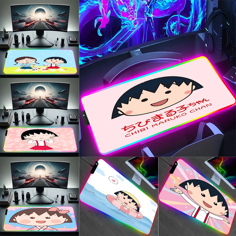 Anime Chibis M-Maruko-chan RGB Pc Gamer Keyboard Mouse Pad Mousepad LED Glowing Mouse Mats Rubber Gaming Computer Mausepad
Anime Chibis M-Maruko-chan RGB Pc Gamer Keyboard Mouse Pad Mousepad LED Glowing Mouse Mats Rubber Gaming Computer Mausepad