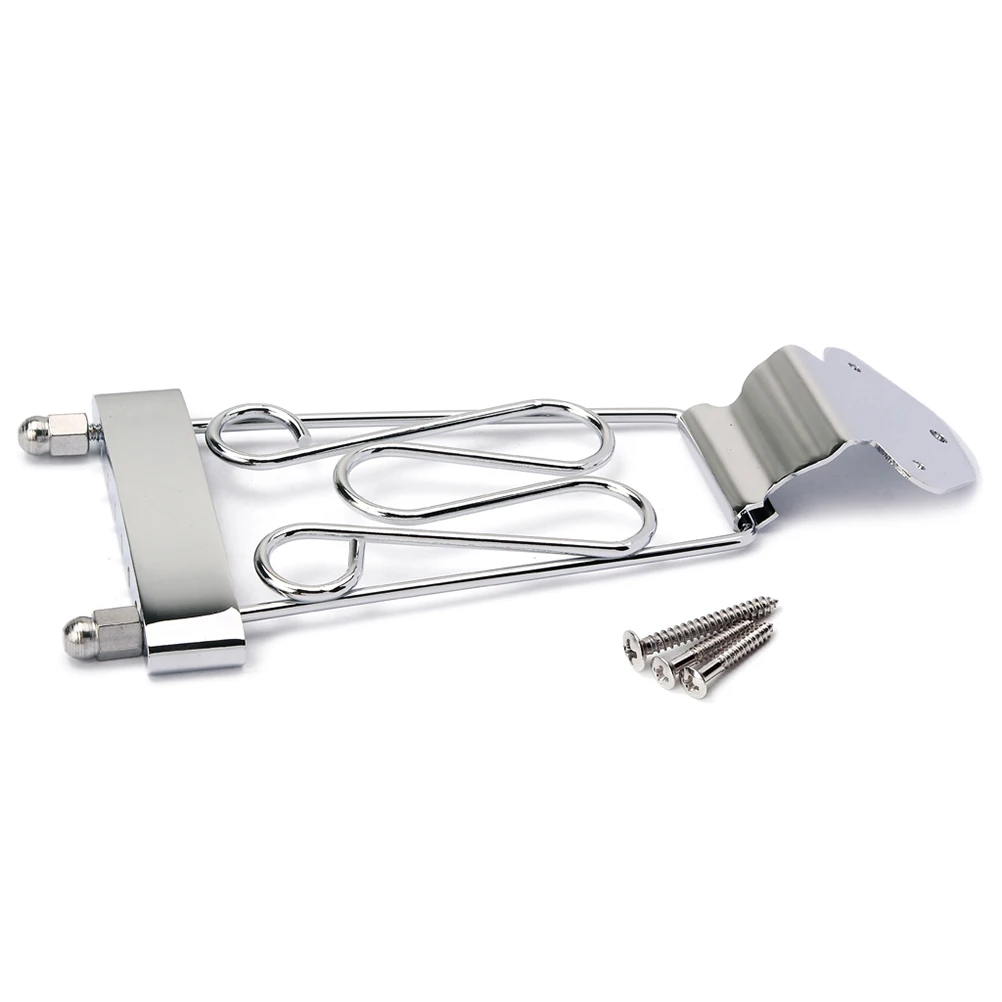 6 String Guitar Tailpiece Bridge Adjustable Height Screws Jazz Electric Folk Replacement Trapezoidal Design Silver Ga411
6 String Guitar Tailpiece Bridge Adjustable Height Screws Jazz Electric Folk Replacement Trapezoidal Design Silver Ga411