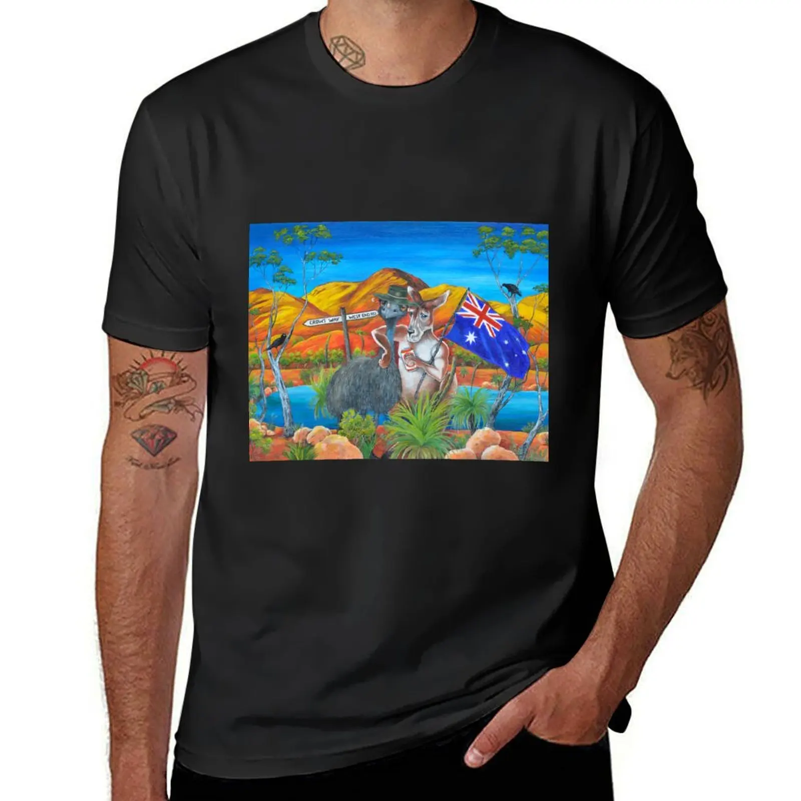 Flinders Ranges Dinkum Mates Bush Bash' T-Shirt boys whites boys animal print cute clothes Men's t-shirts
Flinders Ranges Dinkum Mates Bush Bash' T-Shirt boys whites boys animal print cute clothes Men's t-shirts