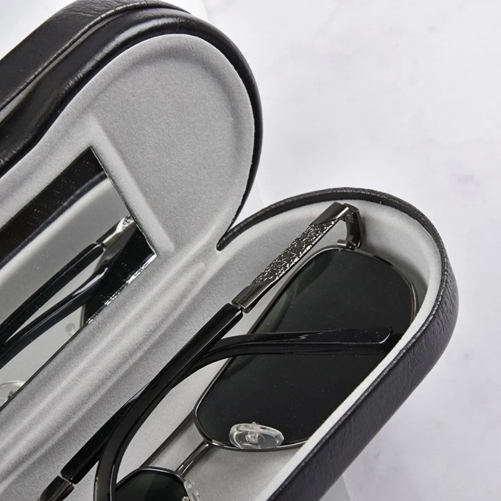 Shockproof Dual Layered Eyewear Box Built-in Mirror Luxury Hardshell Eyewear Case PU Eyewear Protective Cases Daily Storage
Shockproof Dual Layered Eyewear Box Built-in Mirror Luxury Hardshell Eyewear Case PU Eyewear Protective Cases Daily Storage