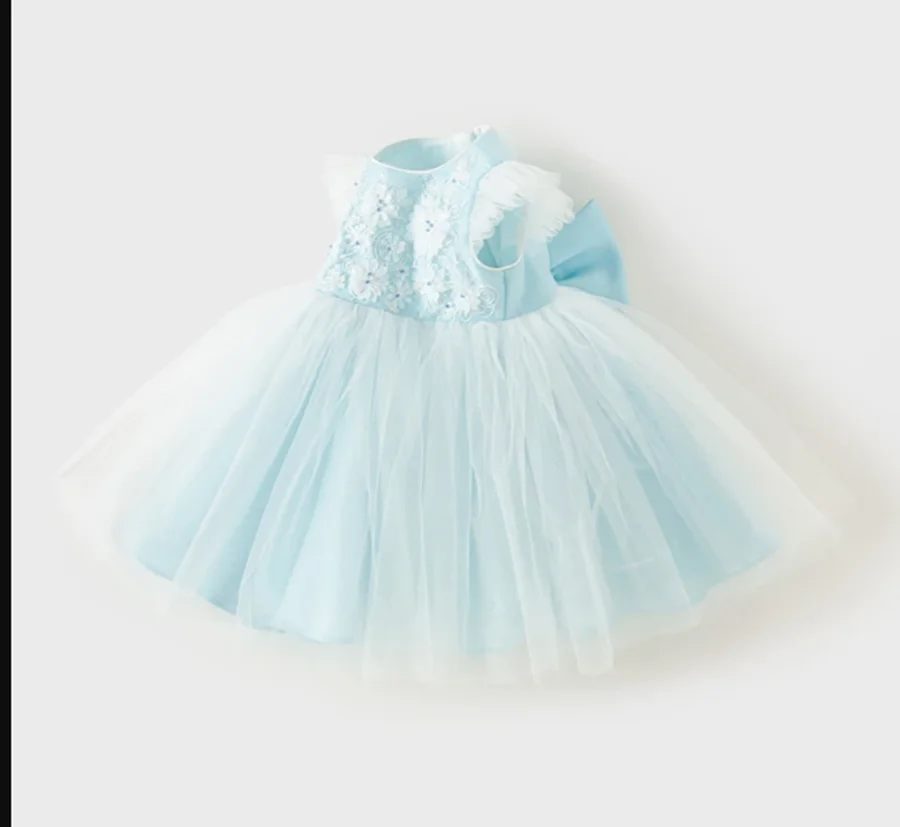Dave Bella 2024 Summer Kids Child Girls Clothes Light Blue Dresses Girls Sleeveless Princess Party Mesh Dress
Dave Bella 2024 Summer Kids Child Girls Clothes Light Blue Dresses Girls Sleeveless Princess Party Mesh Dress