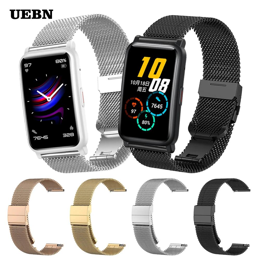 Metal Mesh Belt Milanese Strap For Huawei HONOR Watch ES Watch Band For GT 2 42mm Bracelet Replace Watch bands
Metal Mesh Belt Milanese Strap For Huawei HONOR Watch ES Watch Band For GT 2 42mm Bracelet Replace Watch bands