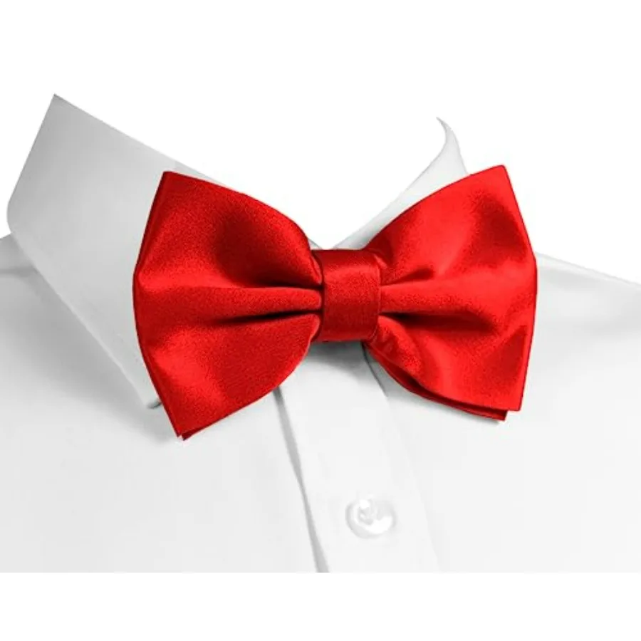 Bow Ties for Men - Men's Solid Pretied Bowties for Formal Wear - Adjustable Bow Tie - Bow ties for Woman
Bow Ties for Men - Men's Solid Pretied Bowties for Formal Wear - Adjustable Bow Tie - Bow ties for Woman