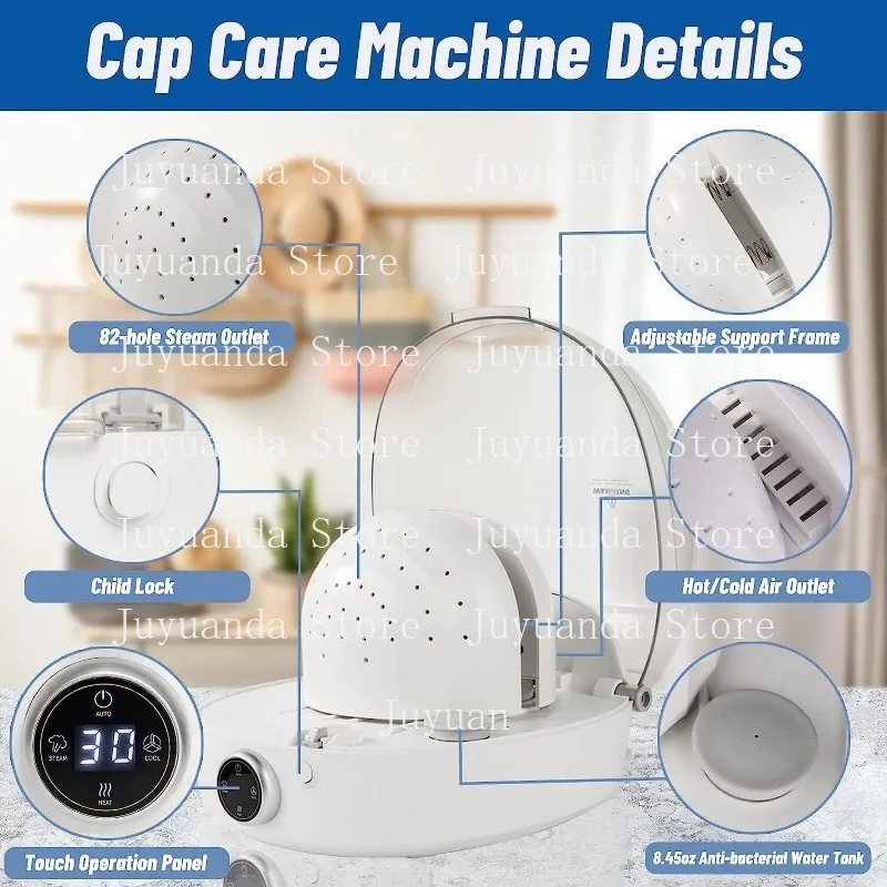 Hat Wig Care Convenient Life Steam Ironing High Power Cleaning Disinfection Machine
Hat Wig Care Convenient Life Steam Ironing High Power Cleaning Disinfection Machine