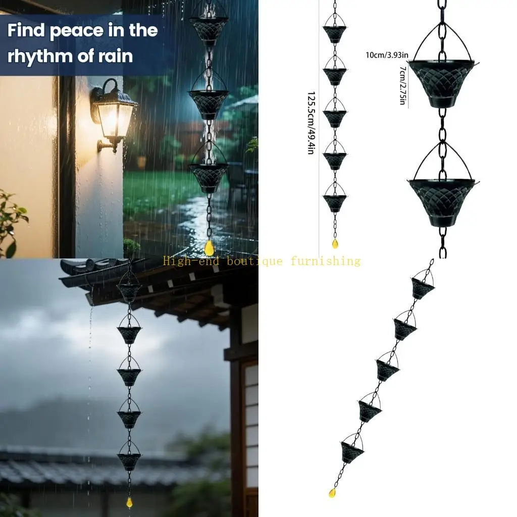 L9NB Durable Bronze Rain Chain for Effective Water Drainage and Beautiful Landscape
L9NB Durable Bronze Rain Chain for Effective Water Drainage and Beautiful Landscape