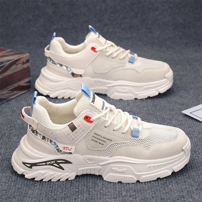 Men's Summer New 2026 Casual Sports Shoes Breathable Mesh Thick Bottom Heightening Dad Trendy Shoes Youth Student Versatile
Men's Summer New 2026 Casual Sports Shoes Breathable Mesh Thick Bottom Heightening Dad Trendy Shoes Youth Student Versatile