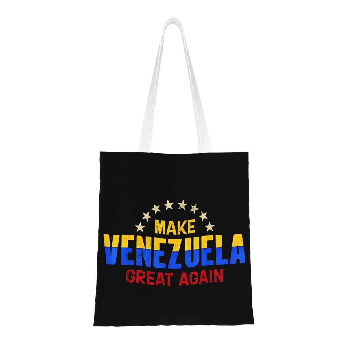 Сумка-шоппер с флагом Венесуэлы «Сделаем Венесуэлу снова великой», женская сумка-тоут с принтом, повседневная полиэстеровая сумка для работы и пляжа
Сумка-шоппер с флагом Венесуэлы «Сделаем Венесуэлу снова великой», женская сумка-тоут с принтом, повседневная полиэстеровая сумка для работы и пляжа
