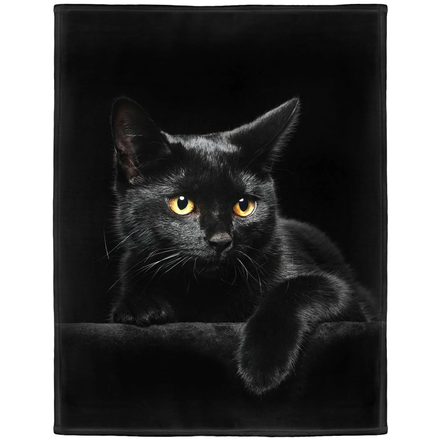 Soft and fluffy flannel blanket, black cat blanket, bed, bedroom, indoor office, picnic blanket
Soft and fluffy flannel blanket, black cat blanket, bed, bedroom, indoor office, picnic blanket