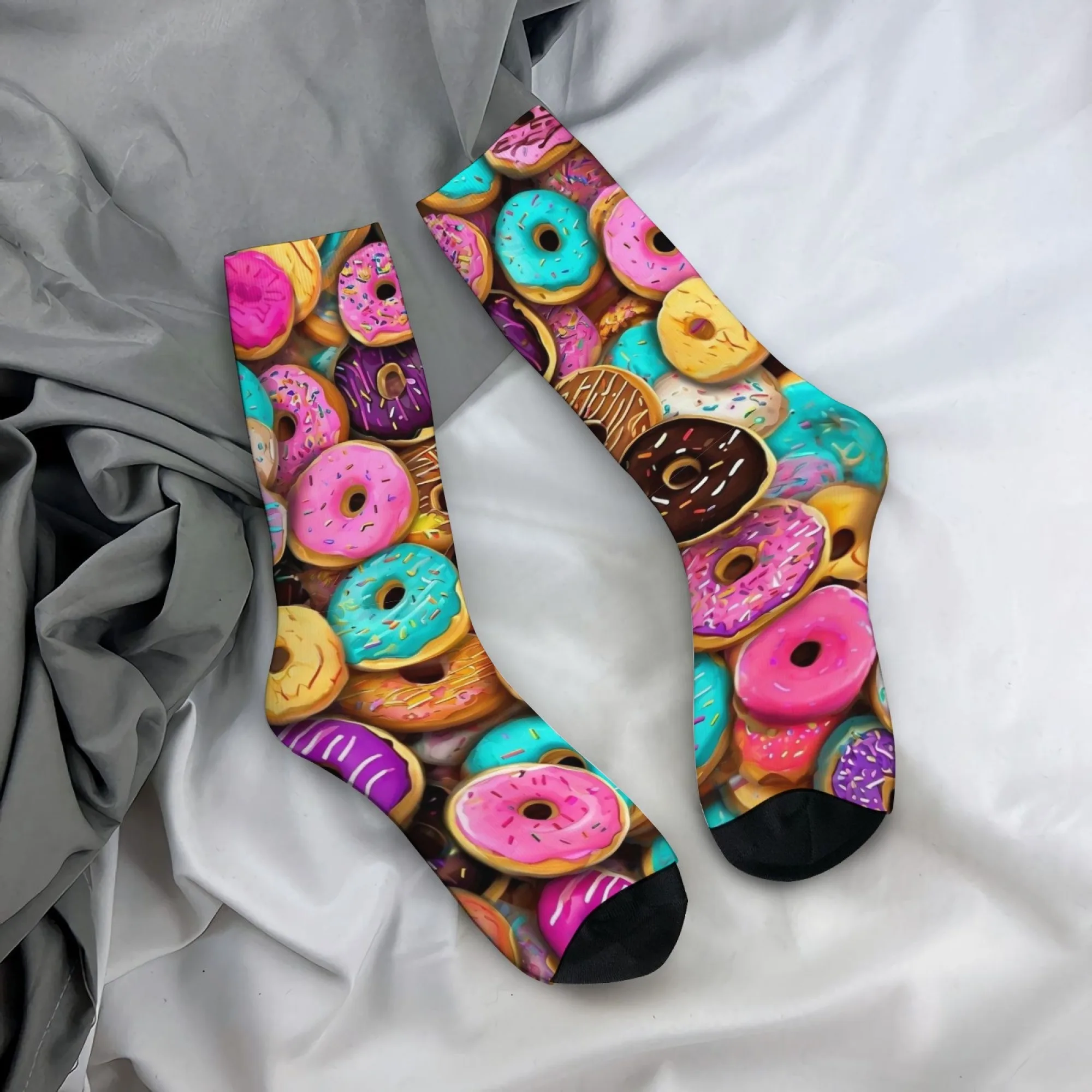 Fun Donut Men's Socks Novelty Funny Happy Socks Elastic Breathable Comfortable Non-slip Soft Casual Socks Unisex Party Gifts
Fun Donut Men's Socks Novelty Funny Happy Socks Elastic Breathable Comfortable Non-slip Soft Casual Socks Unisex Party Gifts