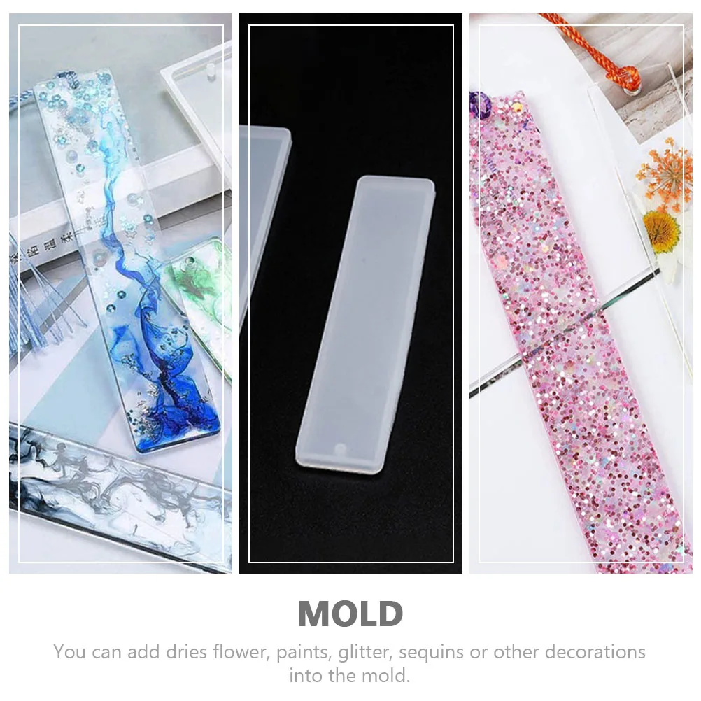 1 set Silicon Bookmark Mold Set With Tassels Non-Stick Diy Craft Epoxy Molds For Book Marker Making Tools Smooth Casting Die
1 set Silicon Bookmark Mold Set With Tassels Non-Stick Diy Craft Epoxy Molds For Book Marker Making Tools Smooth Casting Die