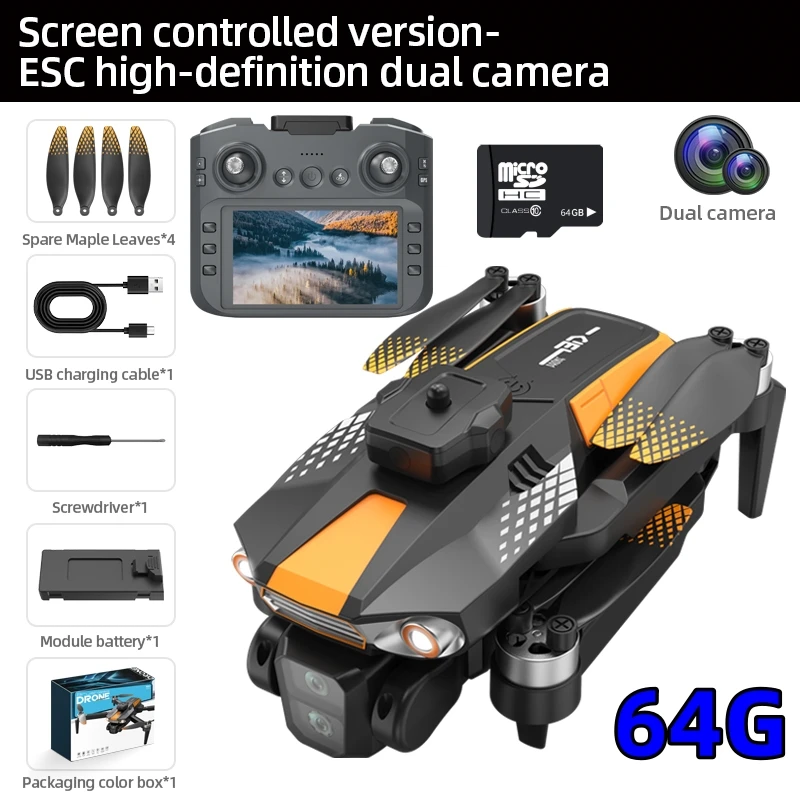 LF669 Drone GPS with Screen Remote Control 8K Dual Camera Optical Flow Obstacle Avoidance Brushless Motor RC Quadcopter Dron
LF669 Drone GPS with Screen Remote Control 8K Dual Camera Optical Flow Obstacle Avoidance Brushless Motor RC Quadcopter Dron