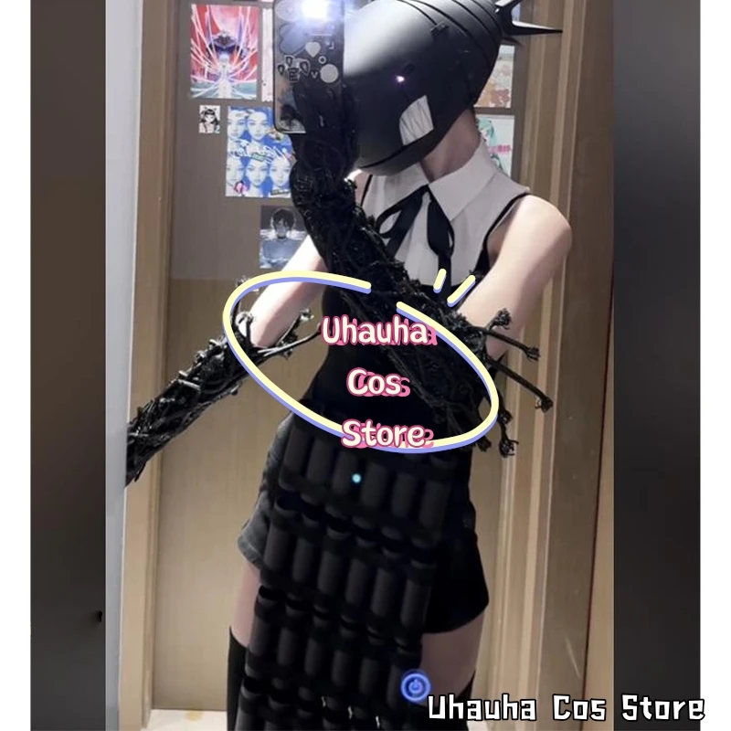 Костюм для косплея Uhauha Cos*/Chains WoMan Reze Bo*mb Devil, реквизит для ролевых игр в стиле аниме, черное платье-фартук для косплея демона
Костюм для косплея Uhauha Cos*/Chains WoMan Reze Bo*mb Devil, реквизит для ролевых игр в стиле аниме, черное платье-фартук для косплея демона