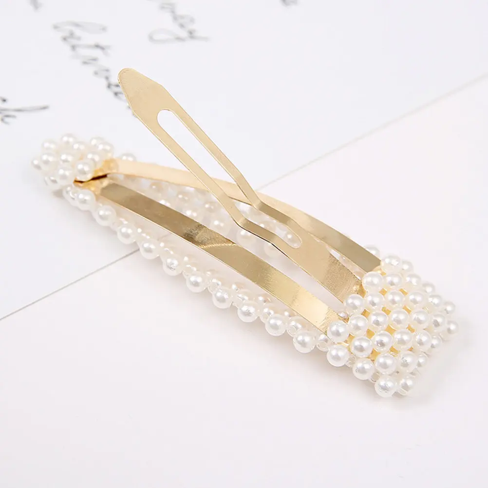 4Pcs Pearl Hair Clip Set Simple Elegant Hairpins Decorative Bobby Pins for Women Wedding Party Daily Use Hair Accessories
4Pcs Pearl Hair Clip Set Simple Elegant Hairpins Decorative Bobby Pins for Women Wedding Party Daily Use Hair Accessories