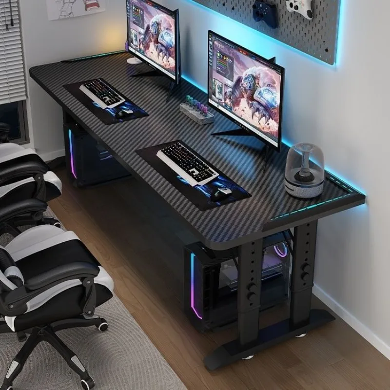 New desktop e-sports double liftable carbon fiber computer home desk Internet cafe game table
New desktop e-sports double liftable carbon fiber computer home desk Internet cafe game table