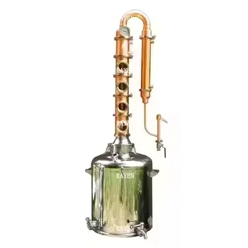 Customization home brew moonshine wine making boiler machine stainless steel water alcohol distiller
Customization home brew moonshine wine making boiler machine stainless steel water alcohol distiller