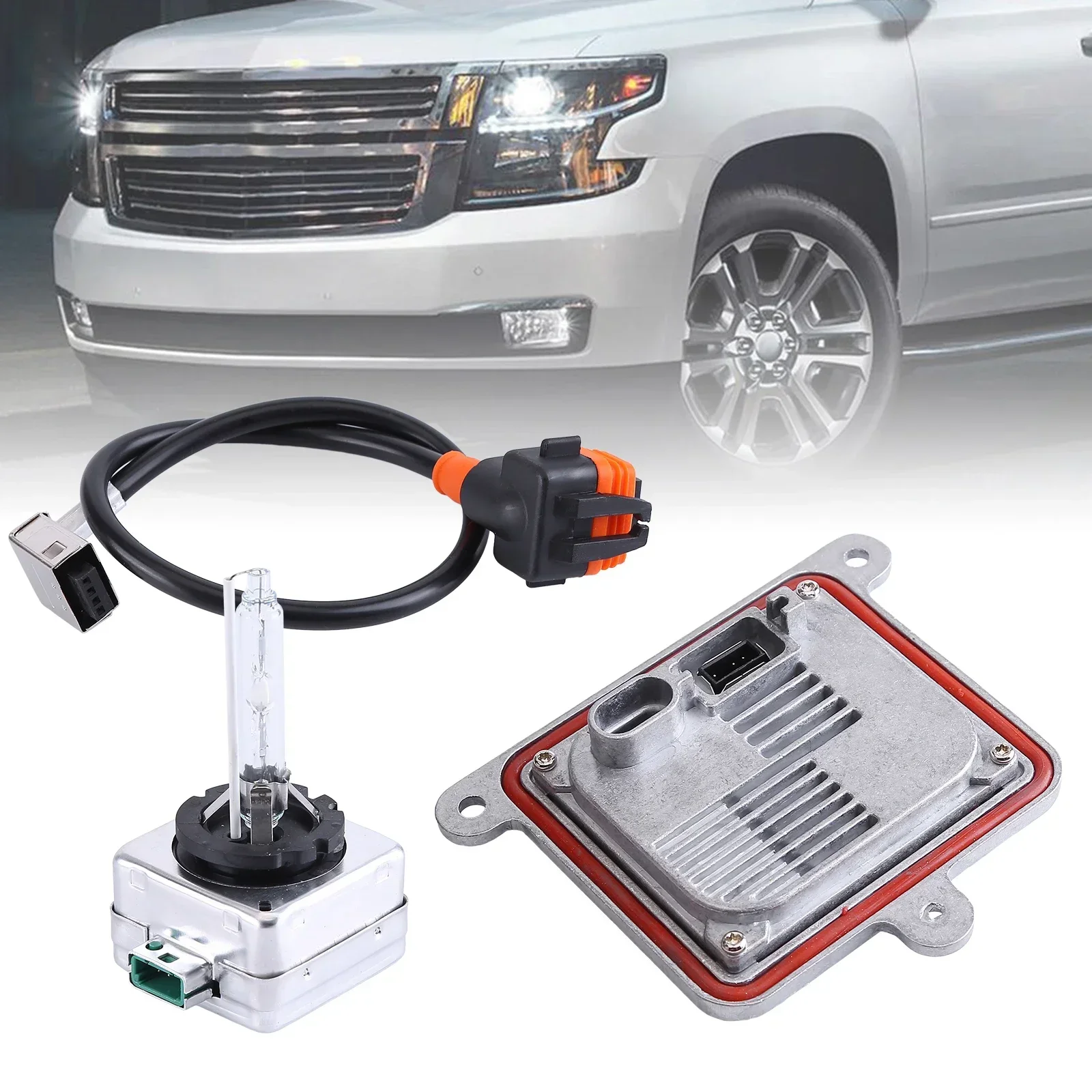 Xenon Ballast Control Unit +HID Bulb Wire Kit Compatible for Chevy Blazer Impala Malibu Suburban Tahoe
Xenon Ballast Control Unit +HID Bulb Wire Kit Compatible for Chevy Blazer Impala Malibu Suburban Tahoe