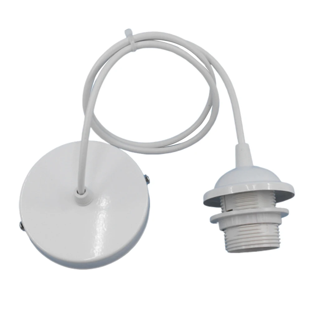 1m E27 LED Lamp Holder Electric Light Socket Base Type Bulb Holder Ceiling Pendent Lamp Cover (White)
1m E27 LED Lamp Holder Electric Light Socket Base Type Bulb Holder Ceiling Pendent Lamp Cover (White)
