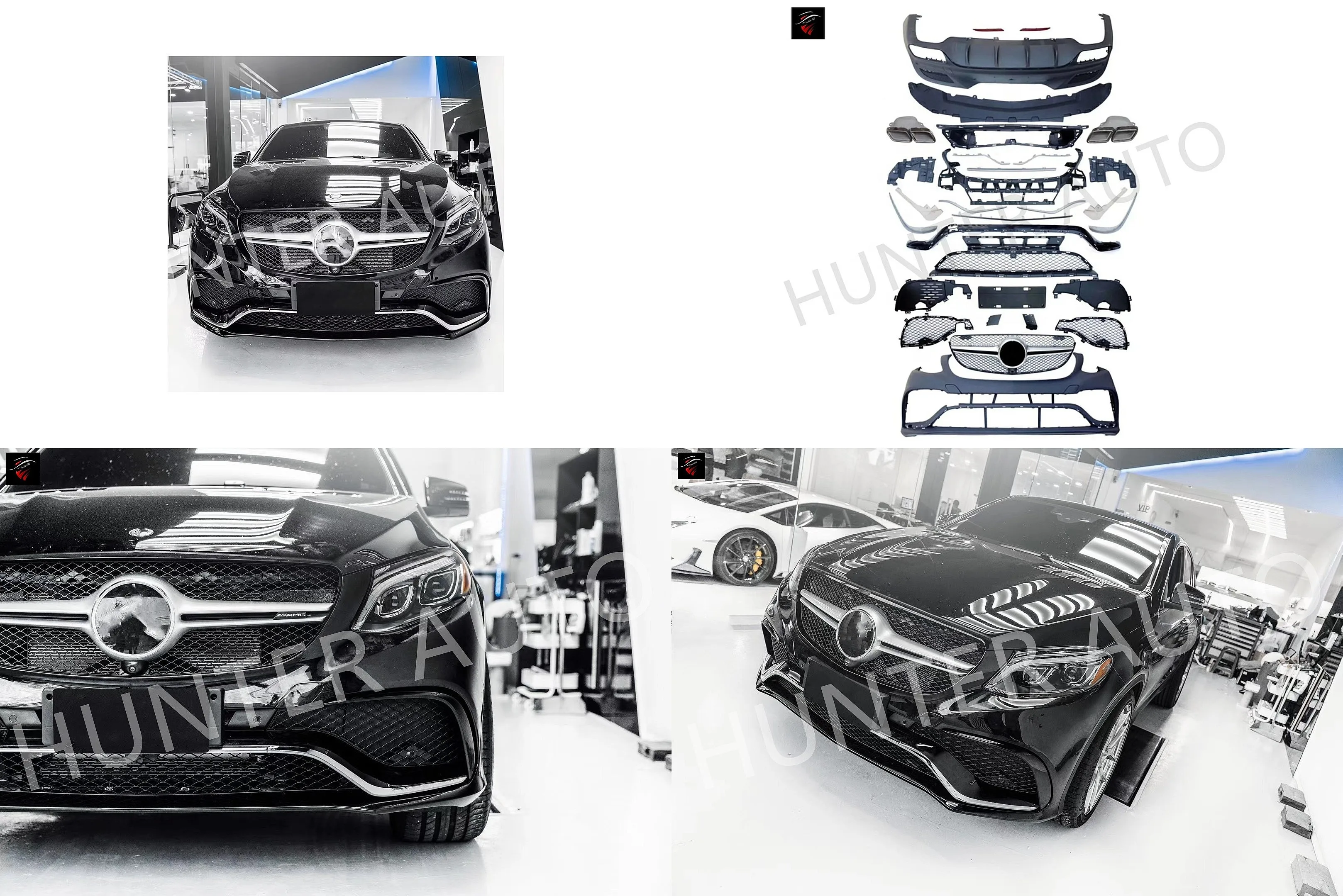 PP Material Coupe Facelift Bumper for Mercedes Benz GLE X292 Upgrade to GLE63S AMG Bodykit
PP Material Coupe Facelift Bumper for Mercedes Benz GLE X292 Upgrade to GLE63S AMG Bodykit
