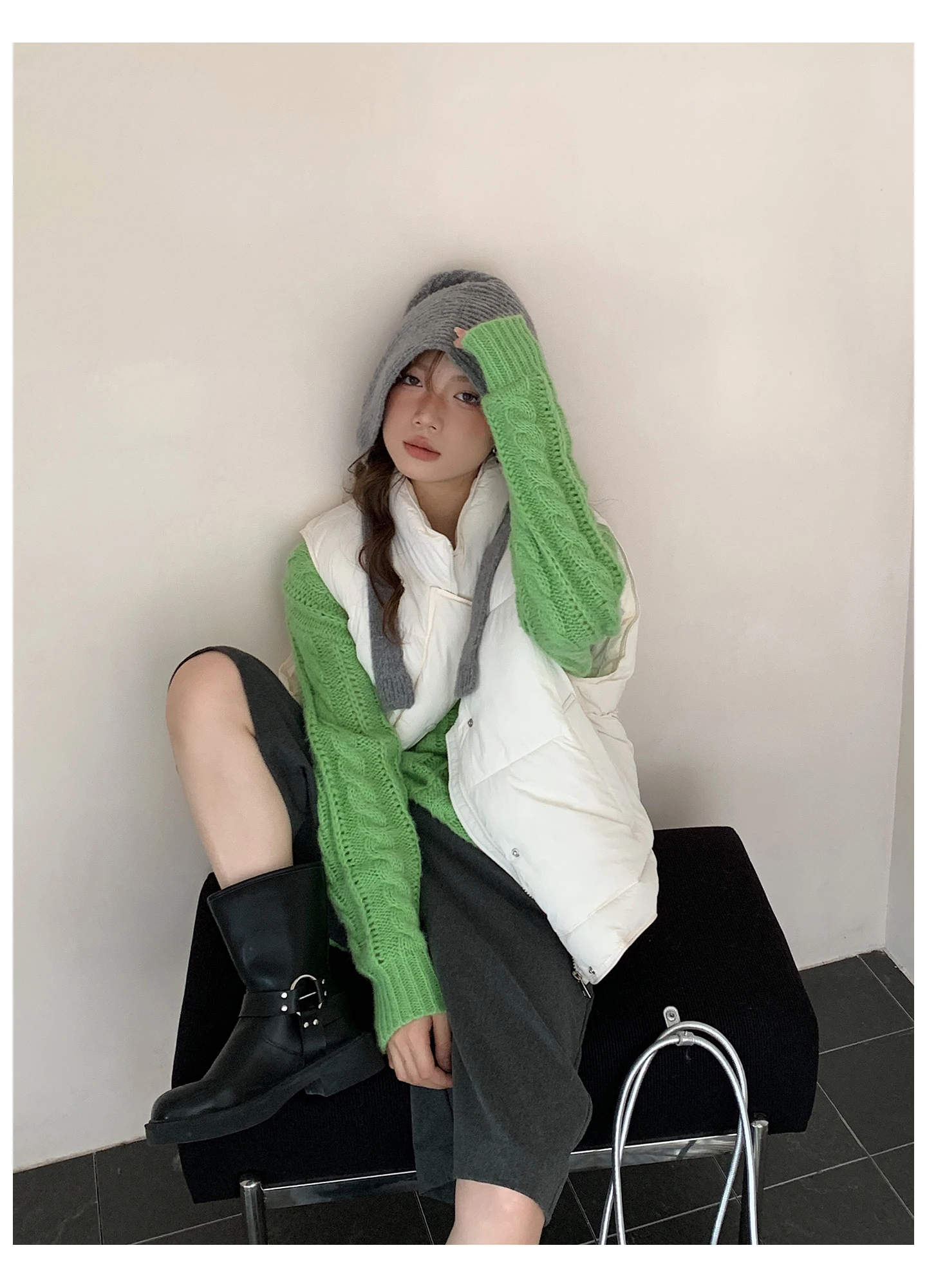 Жилеты Жилеты Толстая женская униформа Весенняя укороченная шнуровка на шнуровке Минималистичный городской универсальный дышащий мягкий гибкий простой
Жилеты Жилеты Толстая женская униформа Весенняя укороченная шнуровка на шнуровке Минималистичный городской универсальный дышащий мягкий гибкий простой