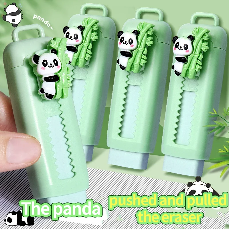 Kawaii Panda Push-Pull Eraser Scalable Cartoon Cute Eraser School Student Reward Stationery Gift
Kawaii Panda Push-Pull Eraser Scalable Cartoon Cute Eraser School Student Reward Stationery Gift