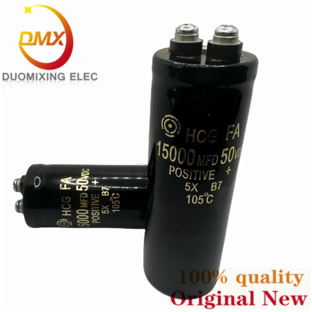 15000MFD 50VDC Bolt type high quality electrolytic capacitors
15000MFD 50VDC Bolt type high quality electrolytic capacitors