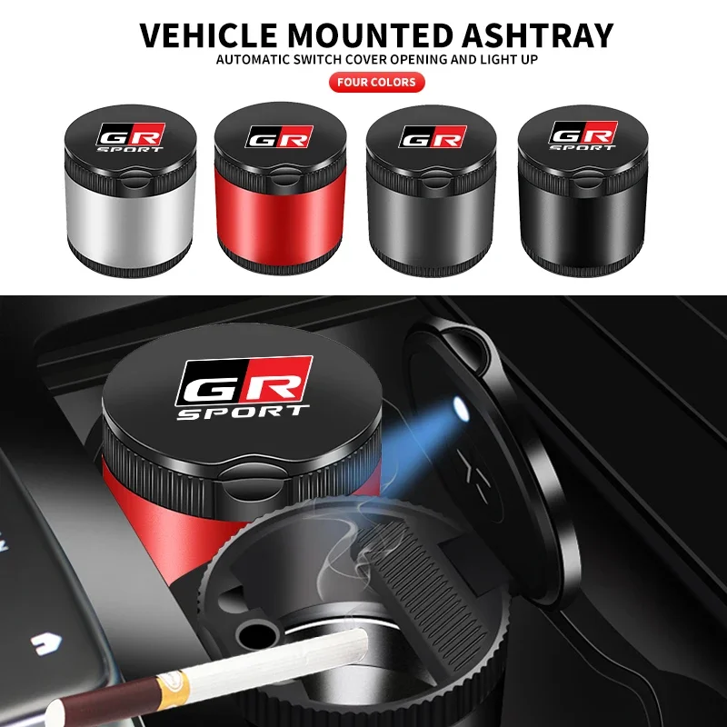 Car Ashtray Cup LED Light Ashtray Holder Auto Accessories for Toyota sport GR Sport GR GAZOO RACING RAV4 Avensis Prado Prius
Car Ashtray Cup LED Light Ashtray Holder Auto Accessories for Toyota sport GR Sport GR GAZOO RACING RAV4 Avensis Prado Prius