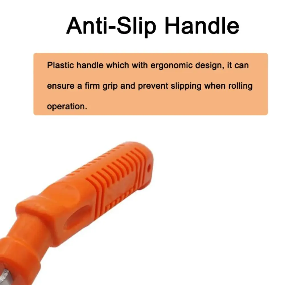 Premium Stainless Steel Wallpaper Seam Roller Flat Design Silver Orange Wallpaper Smoothing Tool Easy Grip Handle Non-Woven
Premium Stainless Steel Wallpaper Seam Roller Flat Design Silver Orange Wallpaper Smoothing Tool Easy Grip Handle Non-Woven