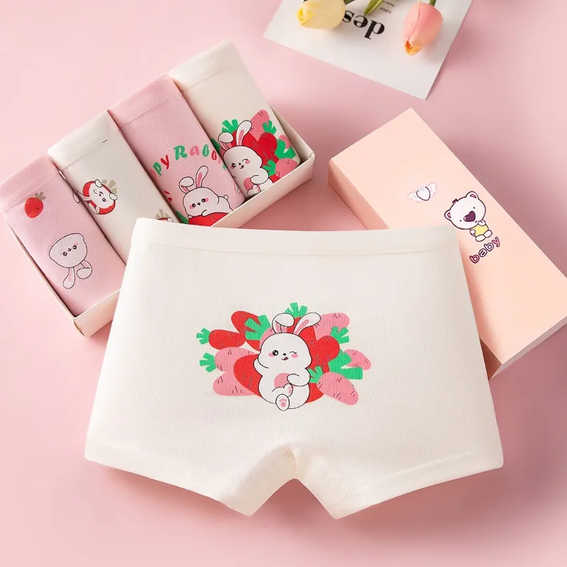 New Children's Boxer Shorts Girls' Underwear Pure Cotton Jamming in The Buttocks Boxer Briefs for Big Children and Little Girls
New Children's Boxer Shorts Girls' Underwear Pure Cotton Jamming in The Buttocks Boxer Briefs for Big Children and Little Girls