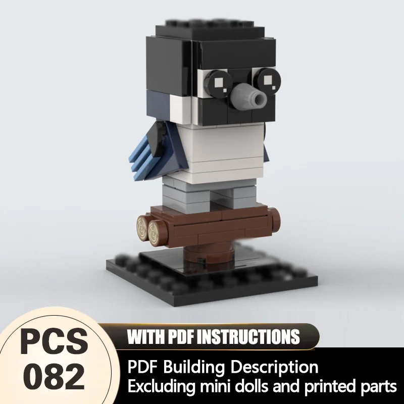 Creators Animal Series Model MOC Building Bricks Blue Nuthatch Birdheadz Modular Technology Gifts Holiday Assemble Children Toys
Creators Animal Series Model MOC Building Bricks Blue Nuthatch Birdheadz Modular Technology Gifts Holiday Assemble Children Toys