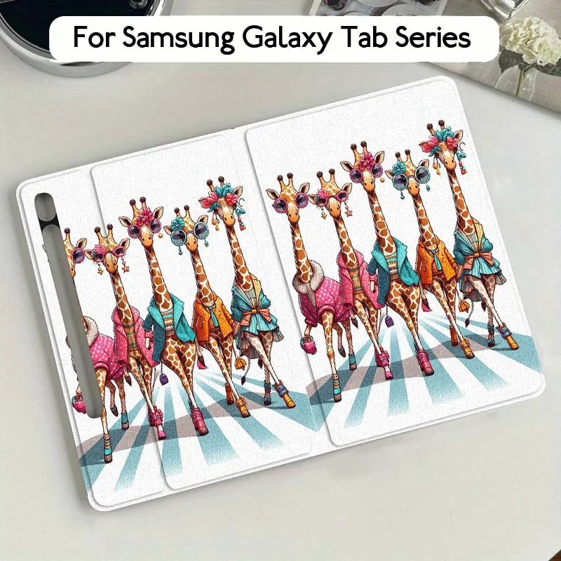 Популярный подарок Giraffe Goose для Samsung Galaxy Tab S10 S9 S8 S7 FE Lite: мягкий гибкий чехол-подставка для планшета
Популярный подарок Giraffe Goose для Samsung Galaxy Tab S10 S9 S8 S7 FE Lite: мягкий гибкий чехол-подставка для планшета