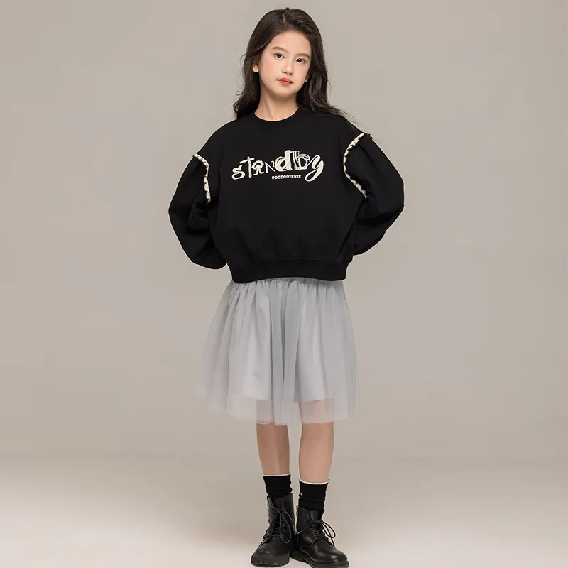 Children Girls Dress Sets Autumn Letter Printed Sweatshirt+Mesh Skirt Kids Girls Dress Sets Long Sleeves Baby Girls Dress Set
Children Girls Dress Sets Autumn Letter Printed Sweatshirt+Mesh Skirt Kids Girls Dress Sets Long Sleeves Baby Girls Dress Set