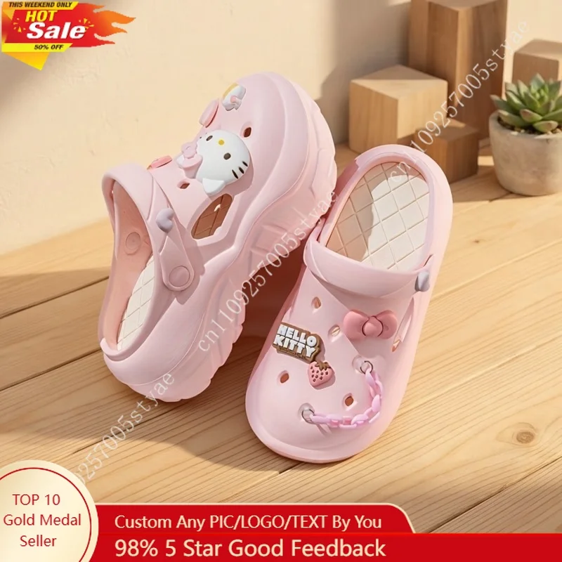 Hello Kitty Platform Girl Outdoor Beach Sandals
Hello Kitty Platform Girl Outdoor Beach Sandals