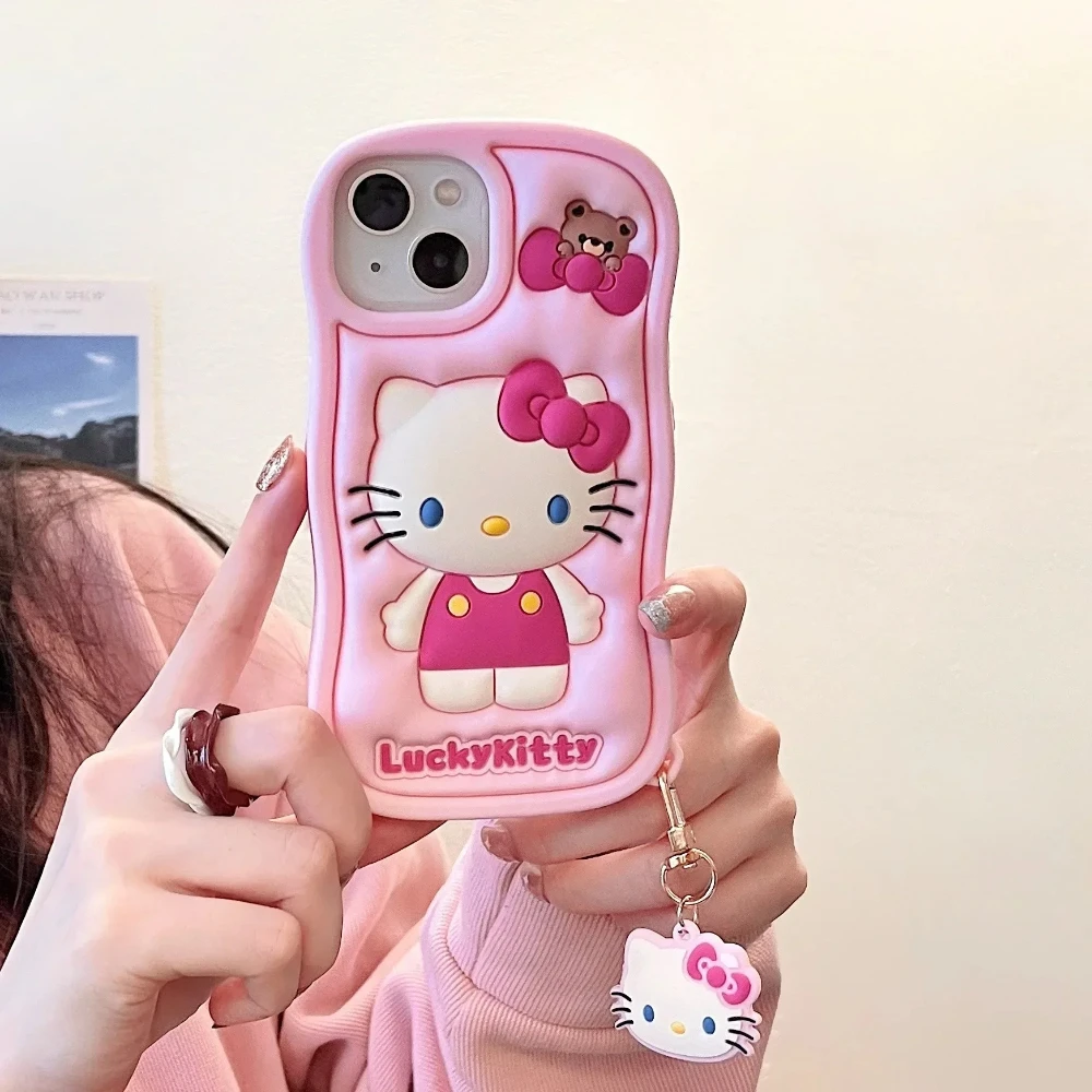 Hello Kitty Shockproof Dropproof Silicone Stereoscopic Phone Case for IPhone 15 Promax IPhone 14/12/13 Pro 14/15Plus
Hello Kitty Shockproof Dropproof Silicone Stereoscopic Phone Case for IPhone 15 Promax IPhone 14/12/13 Pro 14/15Plus