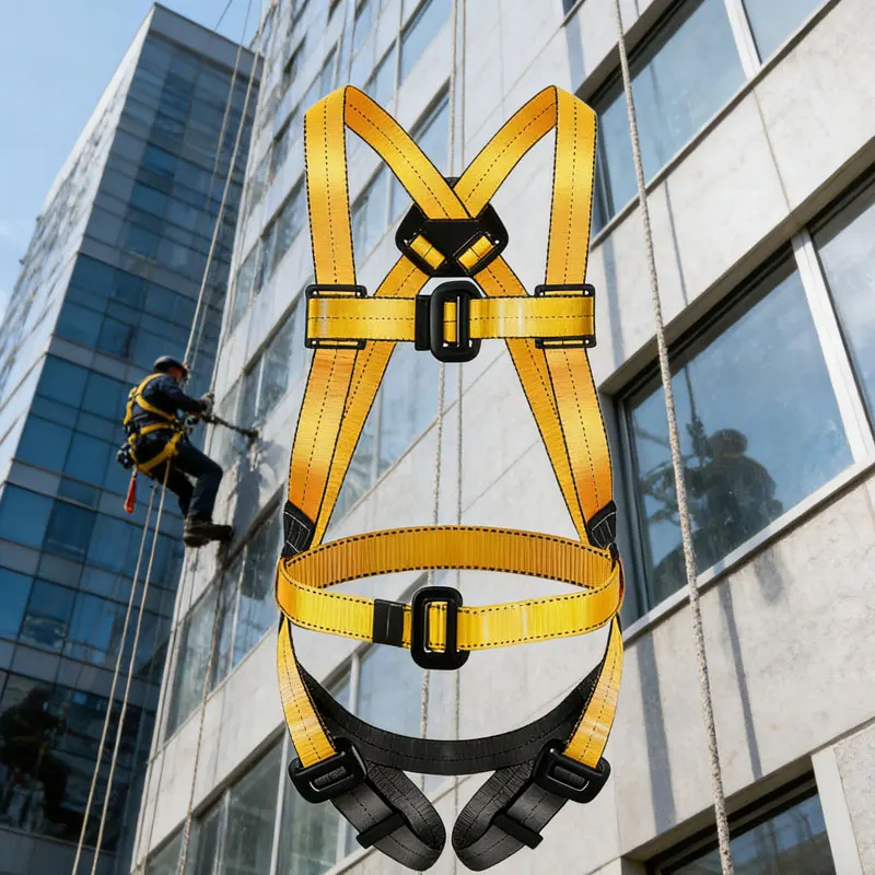 Outdoor Rock Climbing High Altitude Work Safety Harness Adjustable Safety Vests Outdoor Five-point Safety Belt Protect Equipment
Outdoor Rock Climbing High Altitude Work Safety Harness Adjustable Safety Vests Outdoor Five-point Safety Belt Protect Equipment